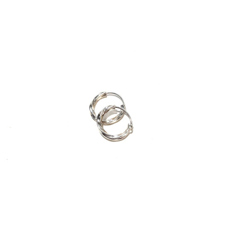 Silver hoops 7mm