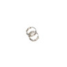 Silver hoops 7mm