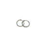 Silver hoops 15mm