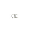 Silver hoops 10mm