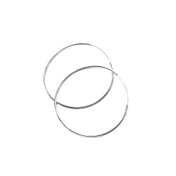 Aros lisos de Plata 60mm