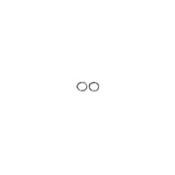 Silver hoops 5mm