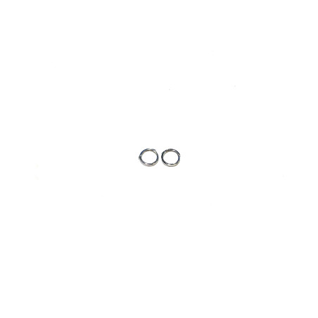 Silver hoops 5mm
