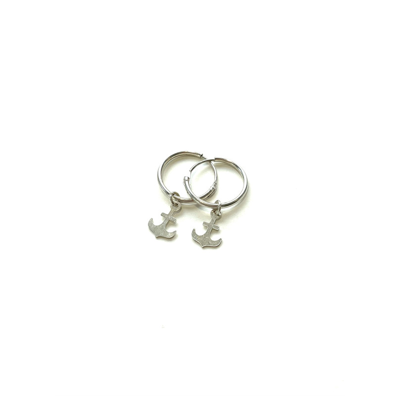Pendientes con forma de ancla