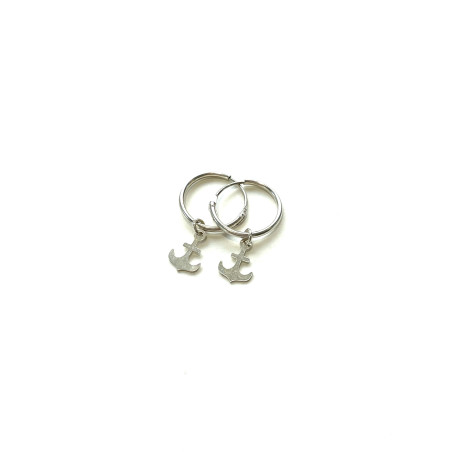 Pendientes con forma de ancla