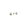 Turquoise zircon earring
