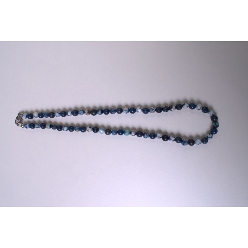 Collar de piedra lapiz lazuli