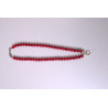 Red stone love stone necklace