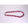 Fuchsia Agate steinkjede