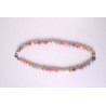 Collar de piedra cuarzos rosa claro